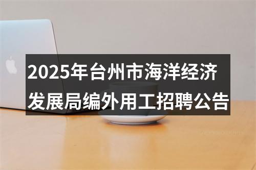 2025年台州市海洋经济发展局编外用工招聘公告 图片